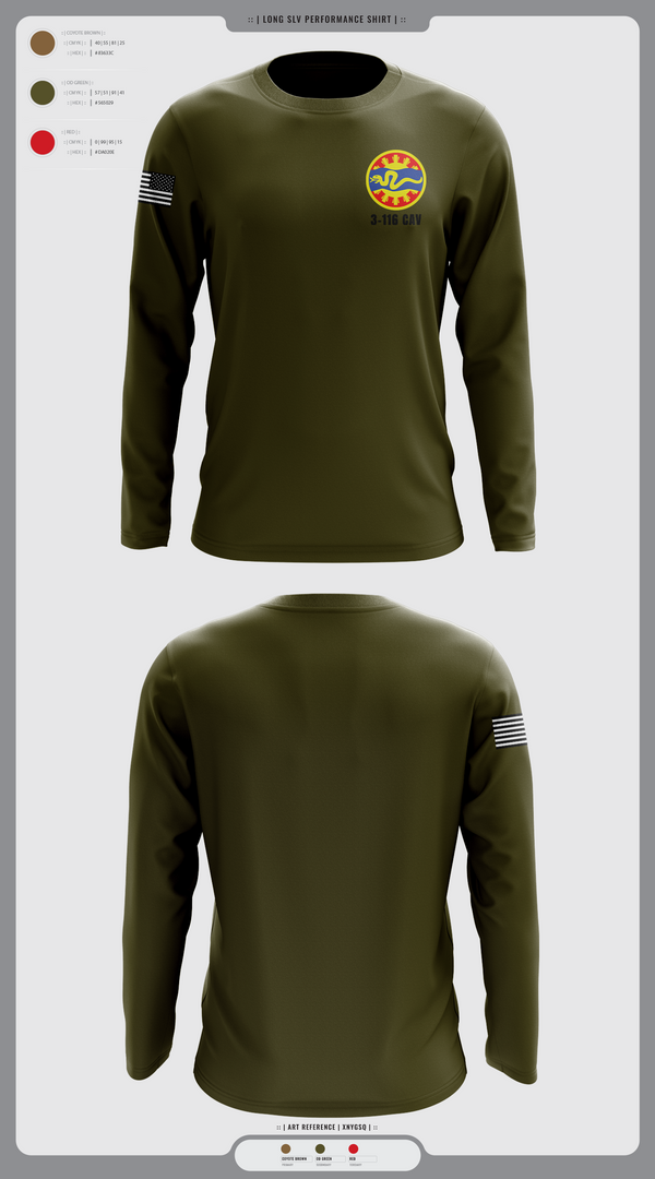 3-116 CAB 96985867 Long Sleeve Performance Shirt 16