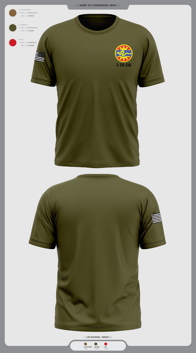 3-116 CAB 96985867 Short Sleeve Performance Shirt - 16