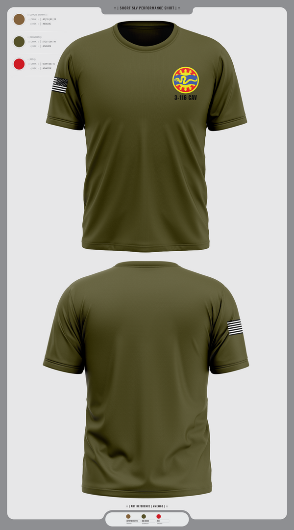 3-116 CAB 96985867 Short Sleeve Performance Shirt - 16