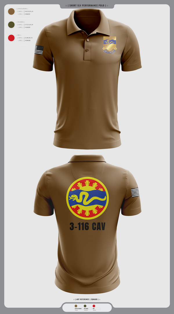 3-116 CAB 96985867 Short Sleeve Performance Polo - 12