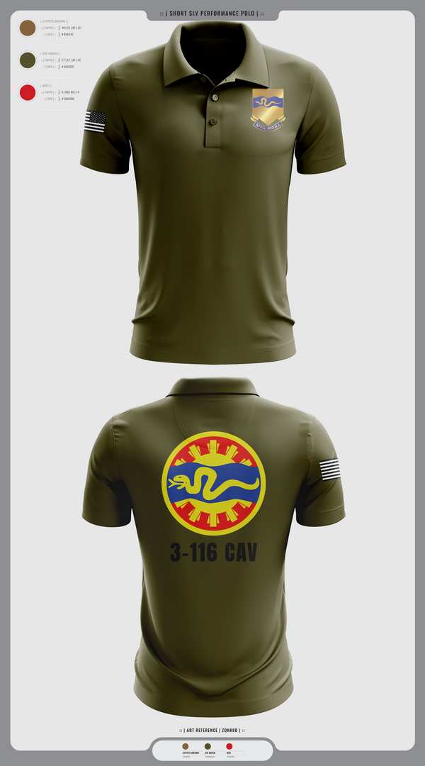 3-116 CAB 96985867 Short Sleeve Performance Polo - 13