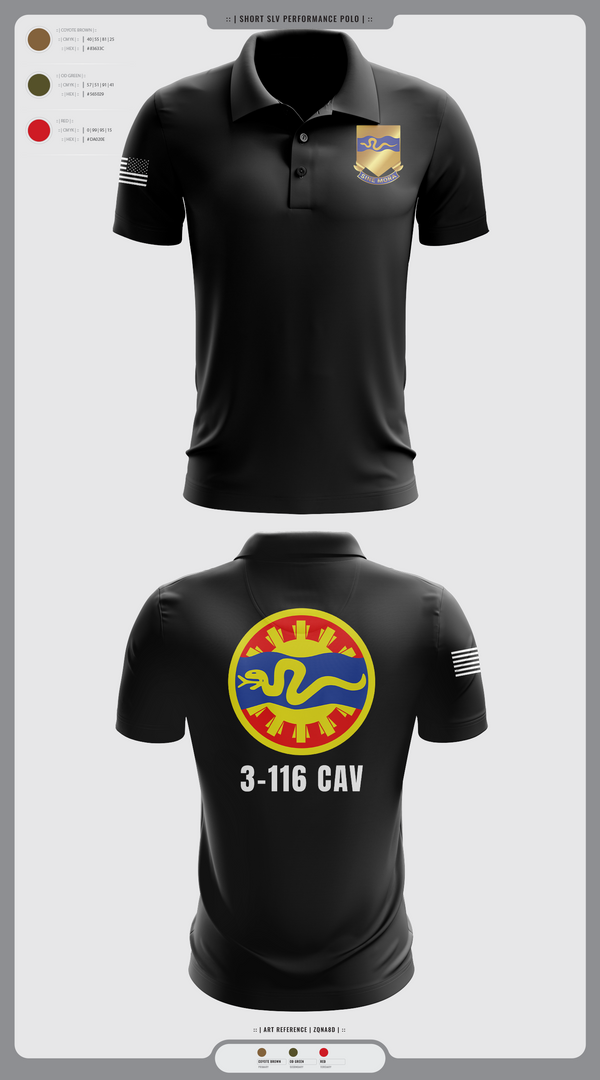 3-116 CAB 96985867 Short Sleeve Performance Polo - 14