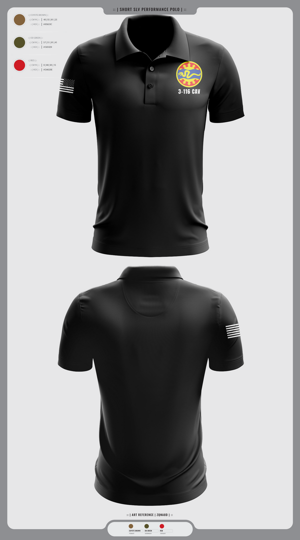 3-116 CAB 96985867 Short Sleeve Performance Polo - 17