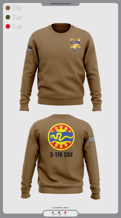 3-116 CAB 96985867 Crew Neck Sweatshirt - 12