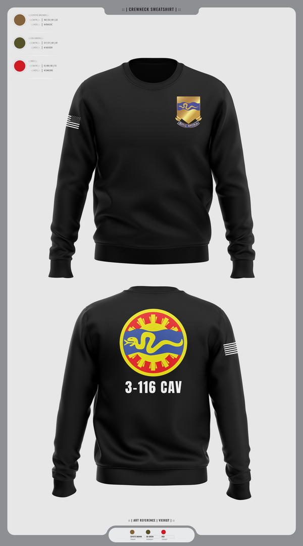 3-116 CAB 96985867 Crew Neck Sweatshirt - 14