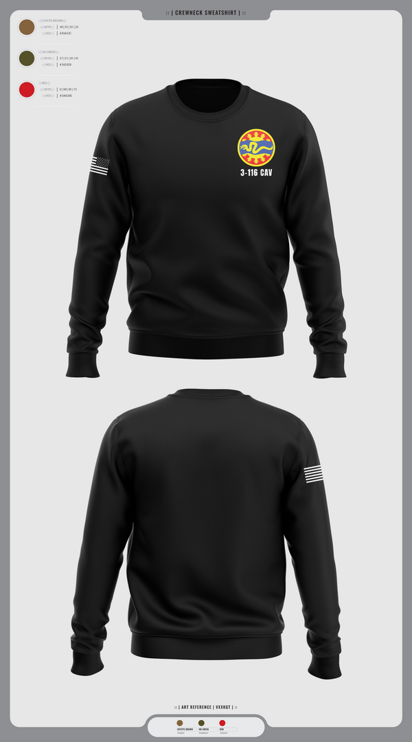 3-116 CAB 96985867 Crew Neck Sweatshirt - 17