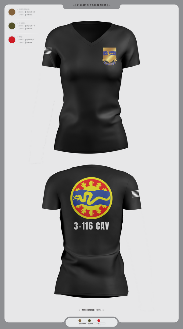 3-116 CAB 96985867 Women's Short Sleeve V-neck Shirt - 14