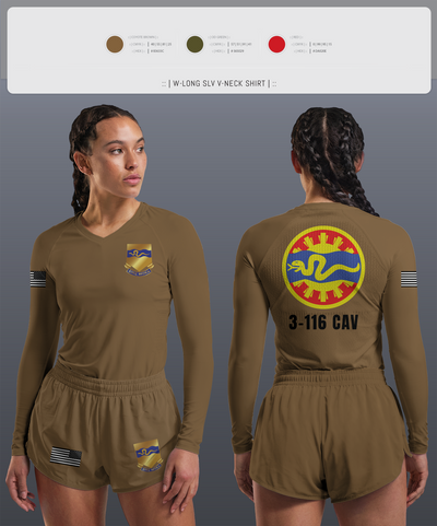 3-116 CAB 96985867 Women's Long Sleeve V-neck Shirt - 12