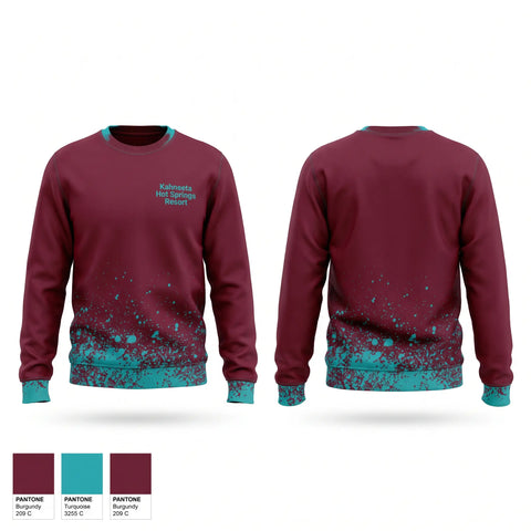 Crew Neck Sweatshirt, Kahneeta Hot Springs Resort, , Teamtime, Team time, sublimation, custom sports apparel, team uniforms, spirit wear, spiritwear, sports uniforms, custom shirts, team store, custom team store, fundraiser sports, apparel fundraiser