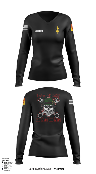Echo Company 30807250 Women's Long Sleeve V-neck Shirt - 2