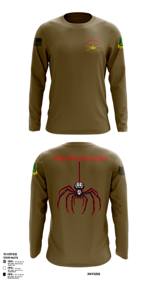 2ND PLT, Beast Company, 4-70th AR 45208943 Long Sleeve Performance Shirt 2