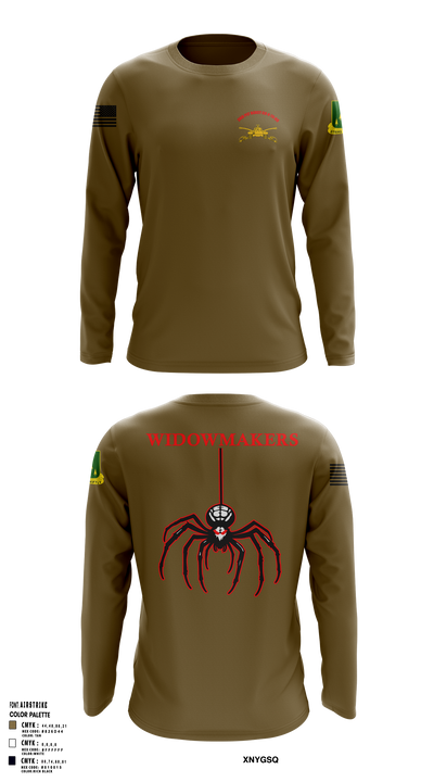 2ND PLT, Beast Company, 4-70th AR 45208943 Long Sleeve Performance Shirt 2