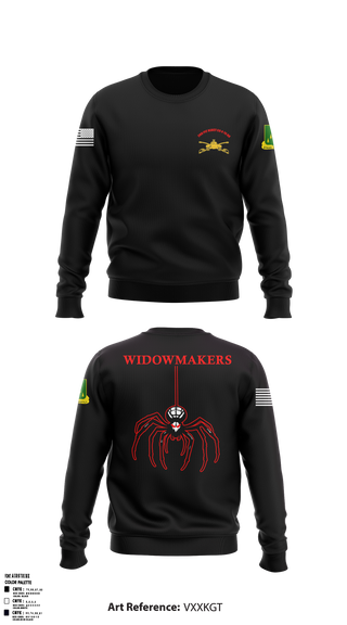 2ND PLT, Beast Company, 4-70th AR 45208943 Crew Neck Sweatshirt - 1