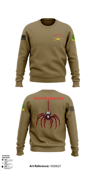 2ND PLT, Beast Company, 4-70th AR 45208943 Crew Neck Sweatshirt - 2