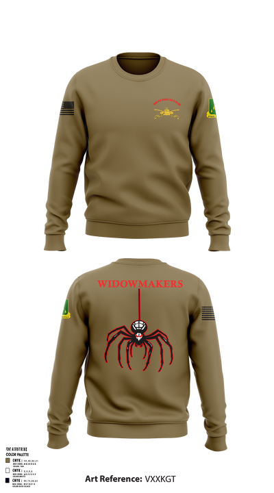 2ND PLT, Beast Company, 4-70th AR 45208943 Crew Neck Sweatshirt - 2