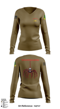 2ND PLT, Beast Company, 4-70th AR 45208943 Women's Long Sleeve V-neck Shirt - 2