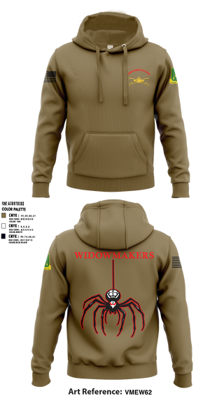 2ND PLT, Beast Company, 4-70th AR 45208943 Hoodie - 2