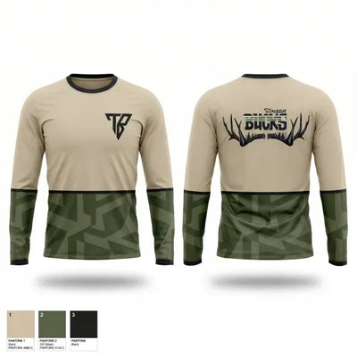 Timber Bucks Baseball Inc 66345890 Long Sleeve Performance Shirt 1