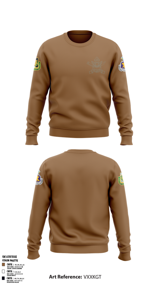 Crew Neck Sweatshirt, 4th/104th BN (CA/PO), , Teamtime, Team time, sublimation, custom sports apparel, team uniforms, spirit wear, spiritwear, sports uniforms, custom shirts, team store, custom team store, fundraiser sports, apparel fundraiser