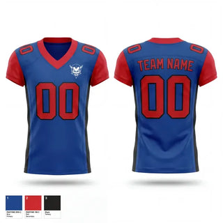 Football Jersey, Dover Academy Blue Devils, , Teamtime, Team time, sublimation, custom sports apparel, team uniforms, spirit wear, spiritwear, sports uniforms, custom shirts, team store, custom team store, fundraiser sports, apparel fundraiser