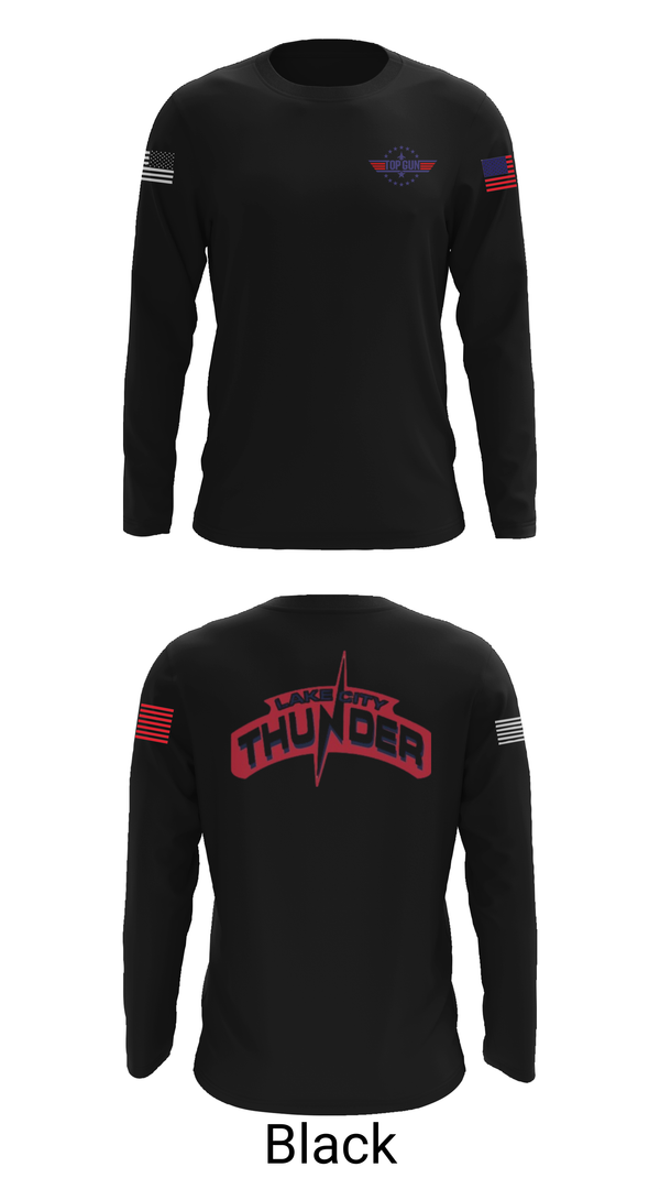 Long Sleeve Performance Shirt, Lake City Thunder, Softball, Teamtime, Team time, sublimation, custom sports apparel, team uniforms, spirit wear, spiritwear, sports uniforms, custom shirts, team store, custom team store, fundraiser sports, apparel fundraiser