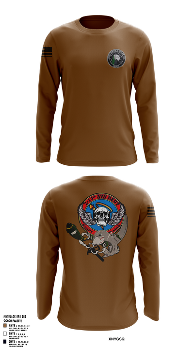C Co. 2-13th 90946488 Long Sleeve Performance Shirt 1