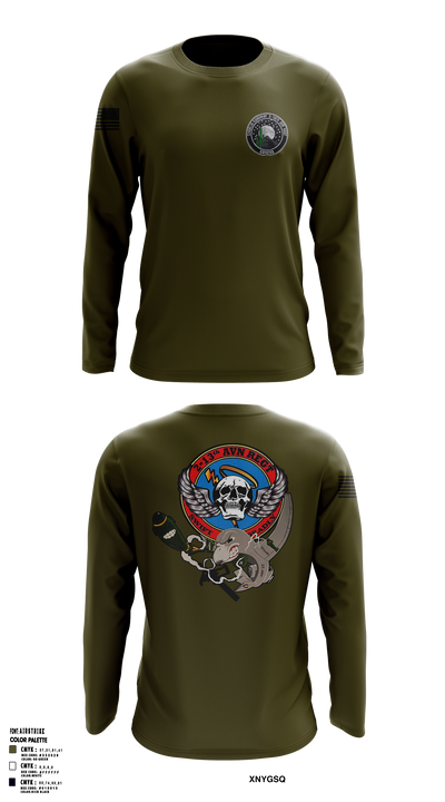 C Co. 2-13th 90946488 Long Sleeve Performance Shirt 2