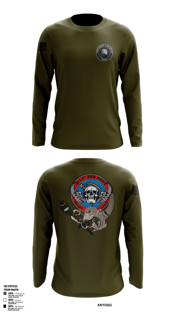 C Co. 2-13th 90946488 Long Sleeve Performance Shirt 2