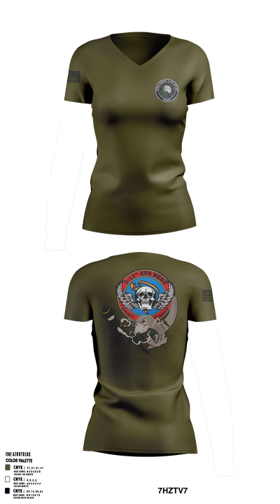 C Co. 2-13th 90946488 Women's Short Sleeve V-neck Shirt - 2