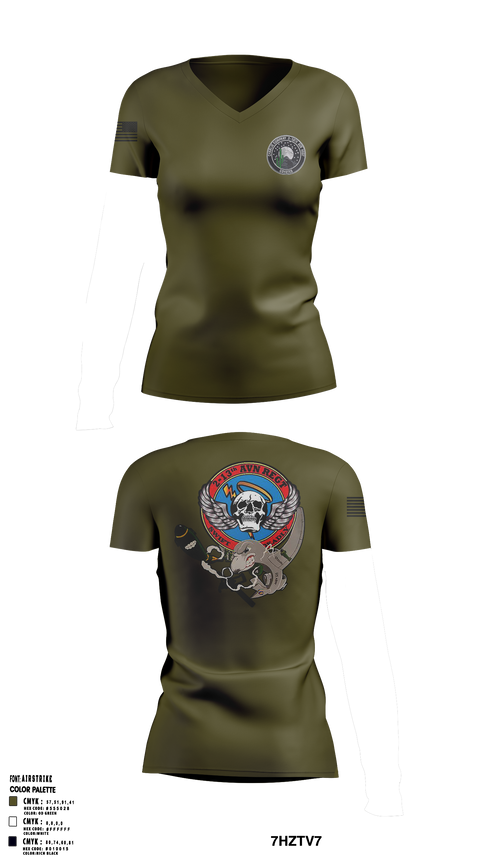 C Co. 2-13th 90946488 Women's Short Sleeve V-neck Shirt - 2