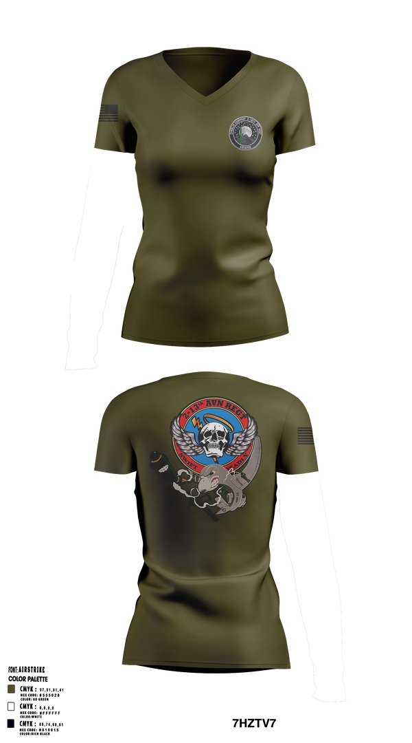 C Co. 2-13th 90946488 Women's Short Sleeve V-neck Shirt - 2