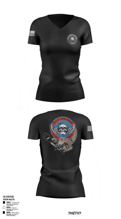 C Co. 2-13th 90946488 Women's Short Sleeve V-neck Shirt - 3