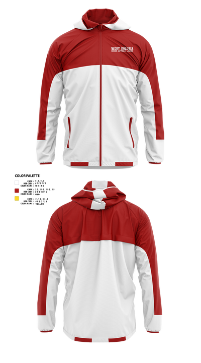 West Volusia Senior Softball League 44766656 Windbreaker - 1