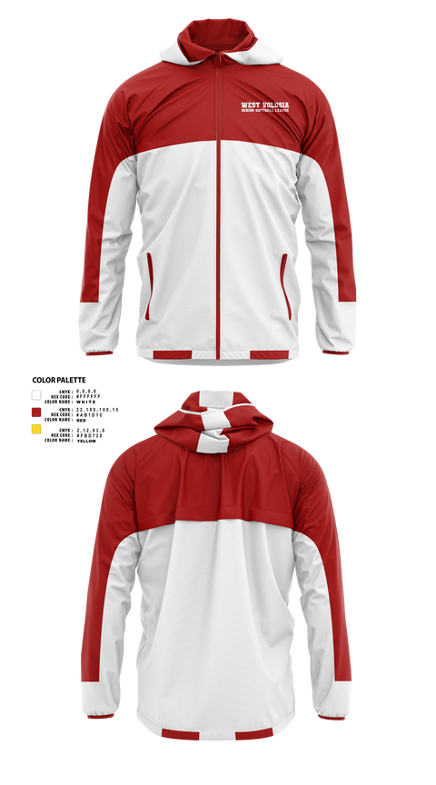 West Volusia Senior Softball League 44766656 Windbreaker - 1