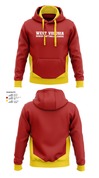 West Volusia Senior Softball League 44766656 Hoodie - 1