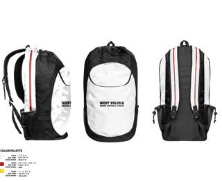 West Volusia Senior Softball League 44766656 Gear Bag - 1