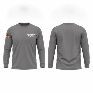 Long Sleeve Performance Shirt, Pleasanton City Fire, Fire Department, Teamtime, Team time, sublimation, custom sports apparel, team uniforms, spirit wear, spiritwear, sports uniforms, custom shirts, team store, custom team store, fundraiser sports, apparel fundraiser
