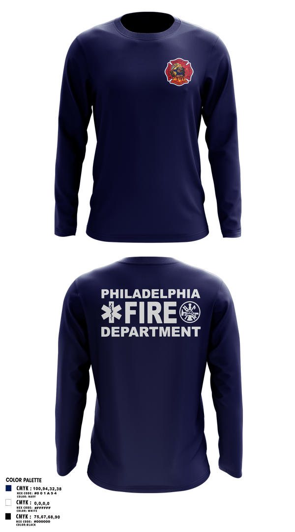 Engine 40 Ladder 4 Medic 19 58015136 Long Sleeve Performance Shirt 101