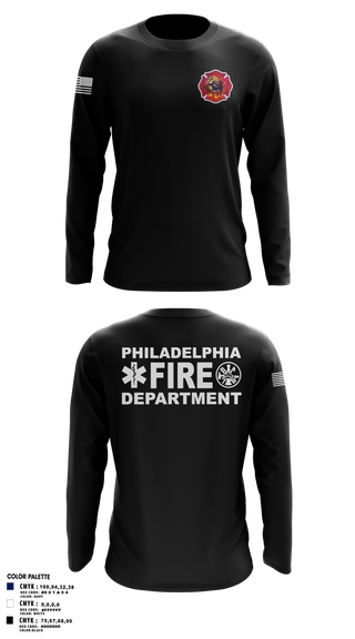 Engine 40 Ladder 4 Medic 19 58015136 Long Sleeve Performance Shirt 102