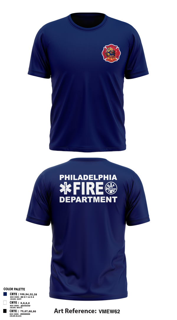 Engine 40 Ladder 4 Medic 19 58015136 Short Sleeve Performance Shirt - 101