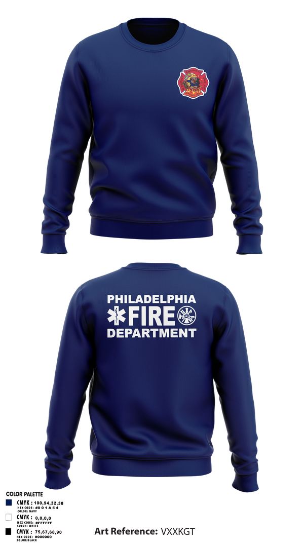 Engine 40 Ladder 4 Medic 19 58015136 Crew Neck Sweatshirt - 101