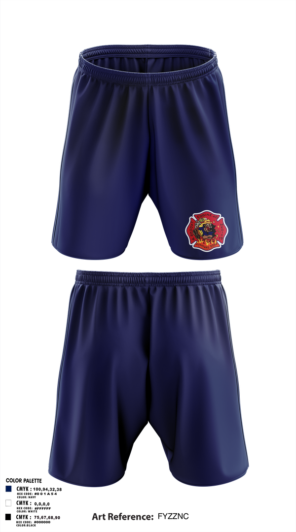 Engine 40 Ladder 4 Medic 19 58015136 Athletic Shorts With Pockets - 101