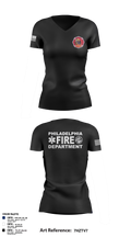 Engine 40 Ladder 4 Medic 19 58015136 Women's Short Sleeve V-neck Shirt - 102