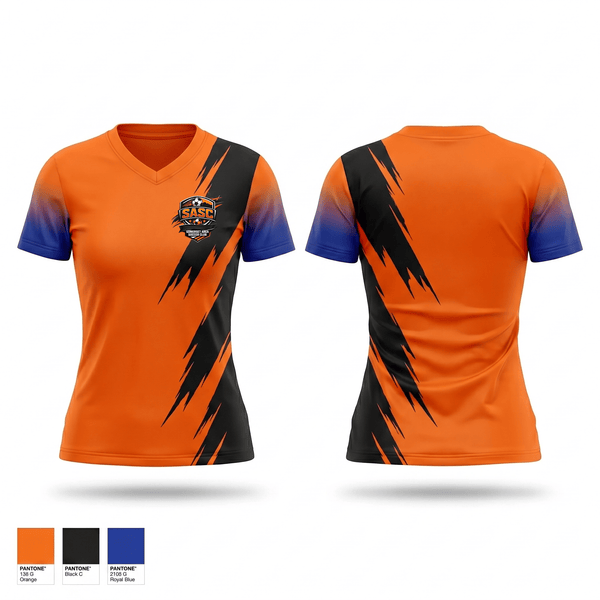 Womens Short Sleeve Vneck Shirt, SASC, Women's Soccer, Teamtime, Team time, sublimation, custom sports apparel, team uniforms, spirit wear, spiritwear, sports uniforms, custom shirts, team store, custom team store, fundraiser sports, apparel fundraiser
