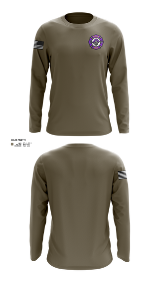 Piper High School Public Services Academy 74445509 Long Sleeve Performance Shirt - 3