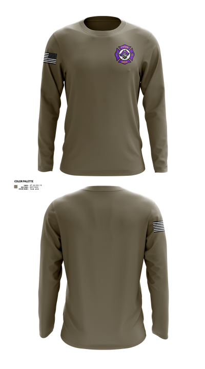 Piper High School Public Services Academy 74445509 Long Sleeve Performance Shirt - 3