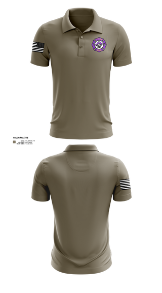 Piper High School Public Services Academy 74445509 Short Sleeve Performance Polo -3