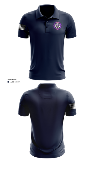 Piper High School Public Services Academy 74445509 Short Sleeve Performance Polo - 4