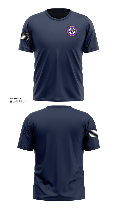 Piper High School Public Services Academy 74445509 Old School Cotton Feel Shirt - 4