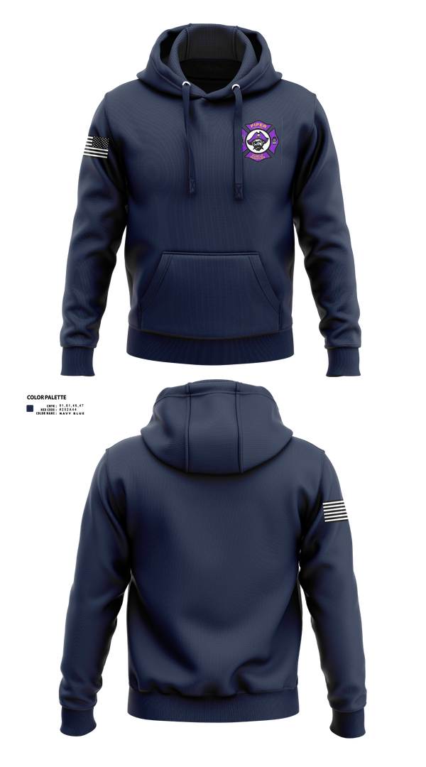 Piper High School Public Services Academy 74445509 Hoodie - 4